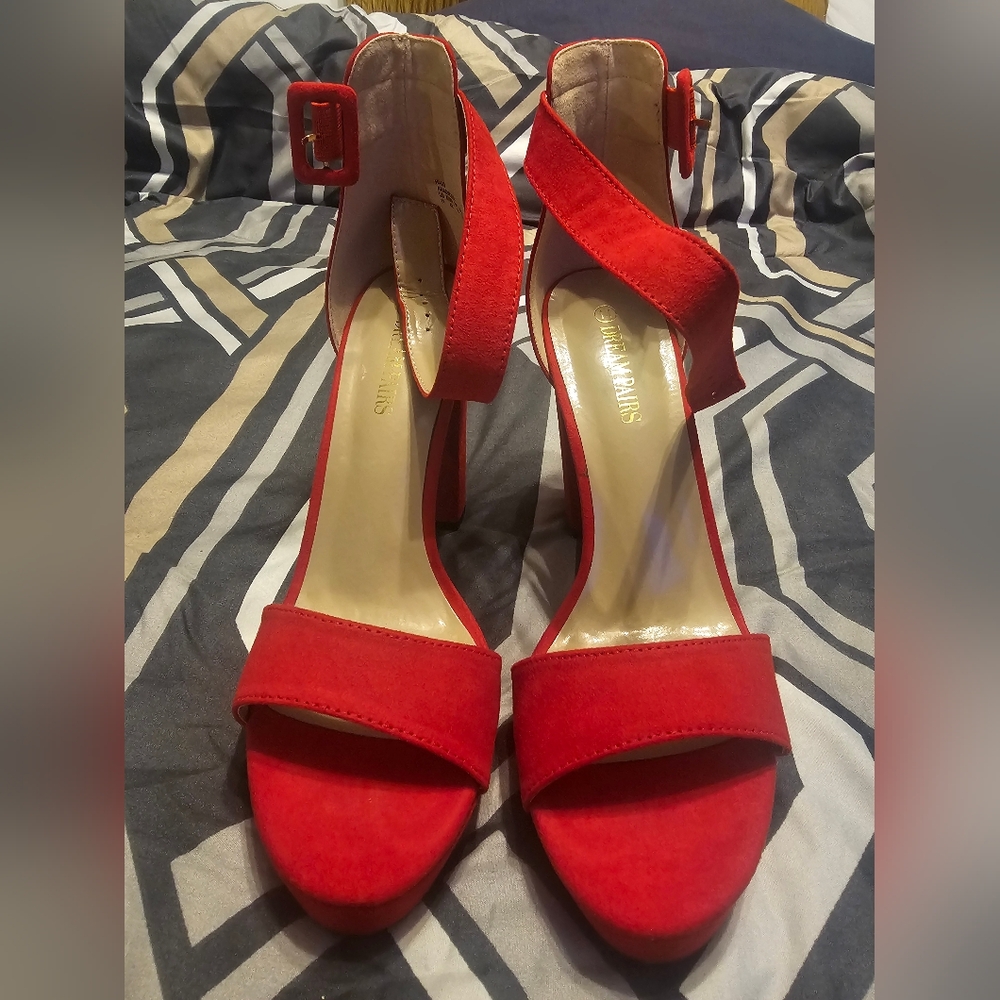 Elegant Red Women's Heels